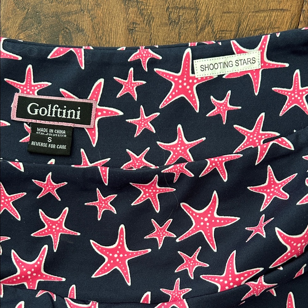 Golftini Shooting Stars Pull-on Tech Skort Size Small - Picture 2 of 6